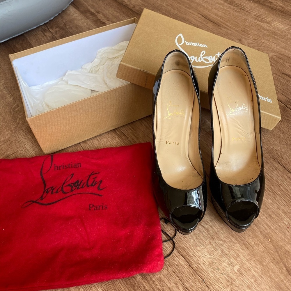 Authentic Christian Louboutin Lady Peep - Picture 2 of 8
